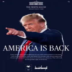 Logo de AMERICA IS BACK