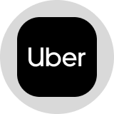 Uber logotipas