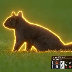 Baseball Squirrel Logo